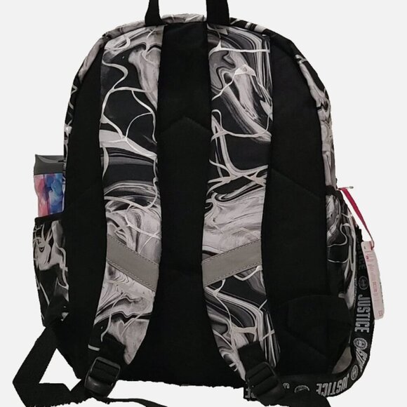 Justice Sport 3 Piece Full Size Metallic Backpack New - Picture 7 of 7